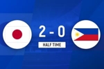 半场-日本女足2-0菲律宾 日本队控球率86%狂轰27脚 3分钟连进2球