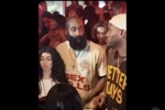 被横扫后光速前往夜店？哈登女友辟谣：纯属造谣！怎么张口就来！